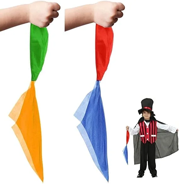 Mey İthalat® Renk Değiştiren Sihirli Mendil Sihirbazlık Oyunu