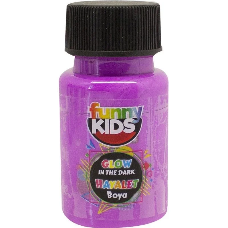 Mey İthalat® Rich 4486 Mor Funny Kids Glow In The Dark Hayalet Bo