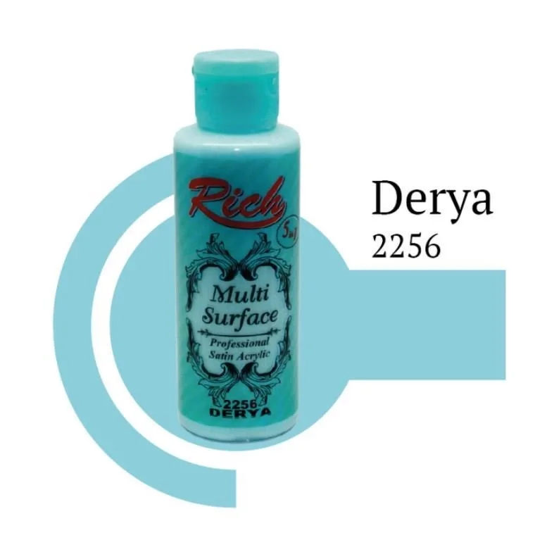 Mey İthalat® Rich Multi Surface 2256 Derya Akrilik Boya 130 cc