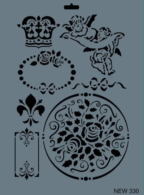 Mey İthalat® Rich New Seri N-330 Stencil 35x25 cm