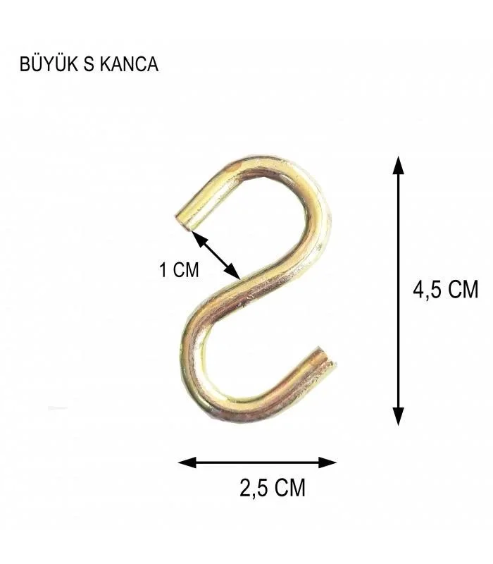 Mey İthalat® S Büyük Kanca