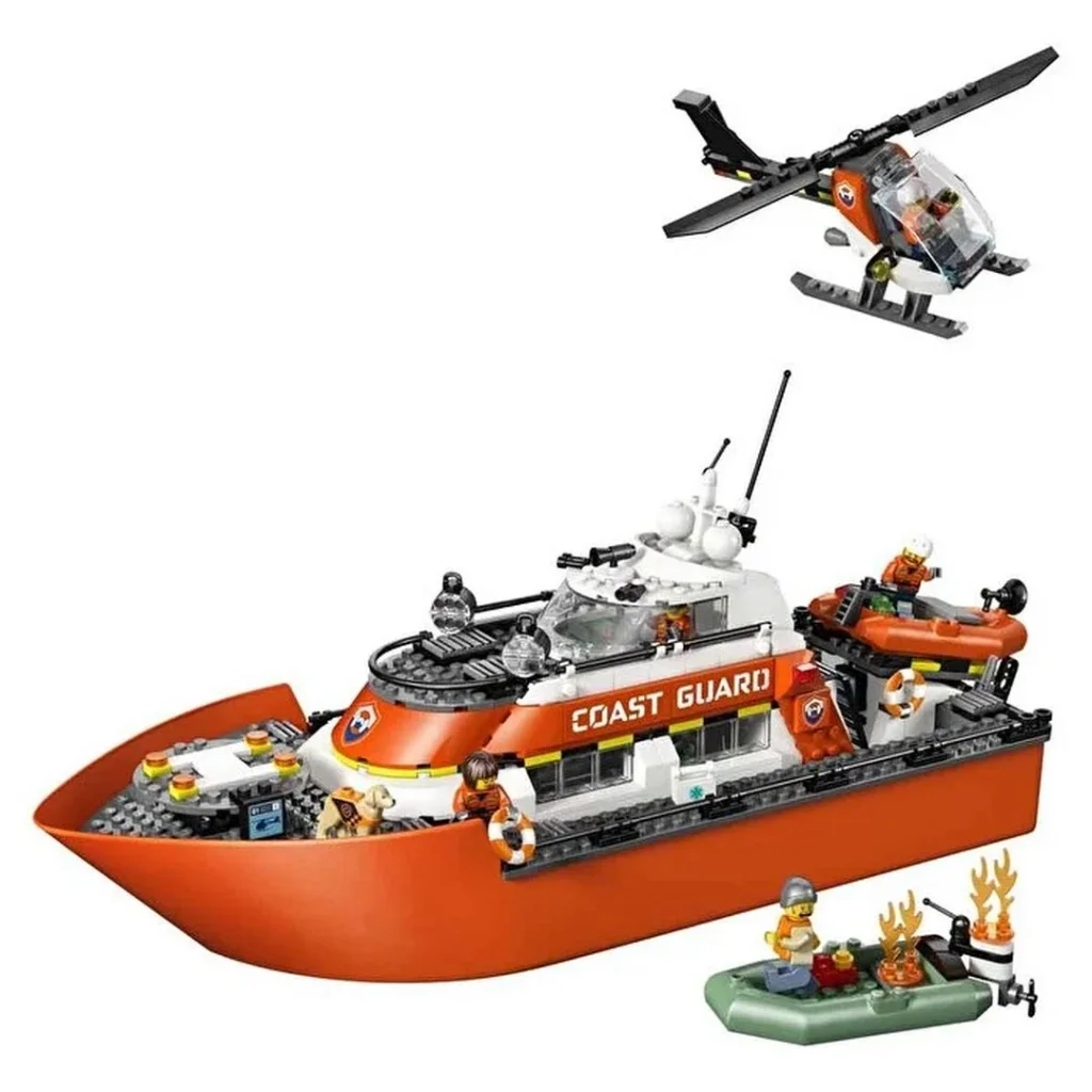 Mey İthalat® Sahil Güvenlik Kurtarma Botu ve Helikopteri 60504