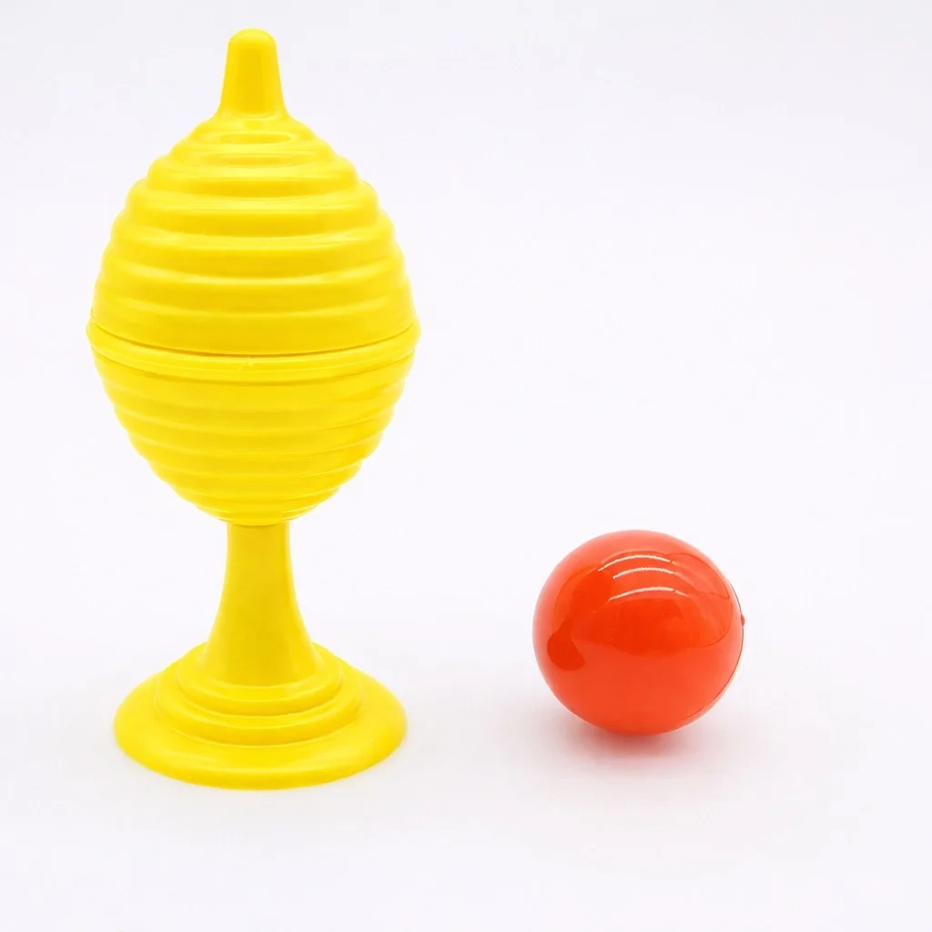 Mey İthalat® Sarı Renk Sihirli Kupa Top Kaybetme Oyunu 7 cm