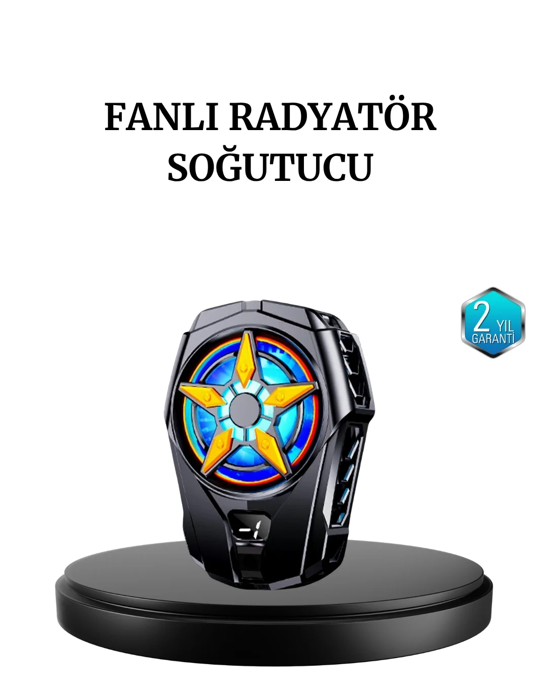 Mey İthalat® Şarj Edilebilir Telefon Soğutucu Fan – Taşınabilir, 