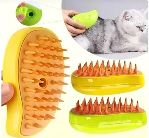 Mey İthalat® Şarjlı Soğuk Buharlı Kedi Köpek Fırçası Tarağı