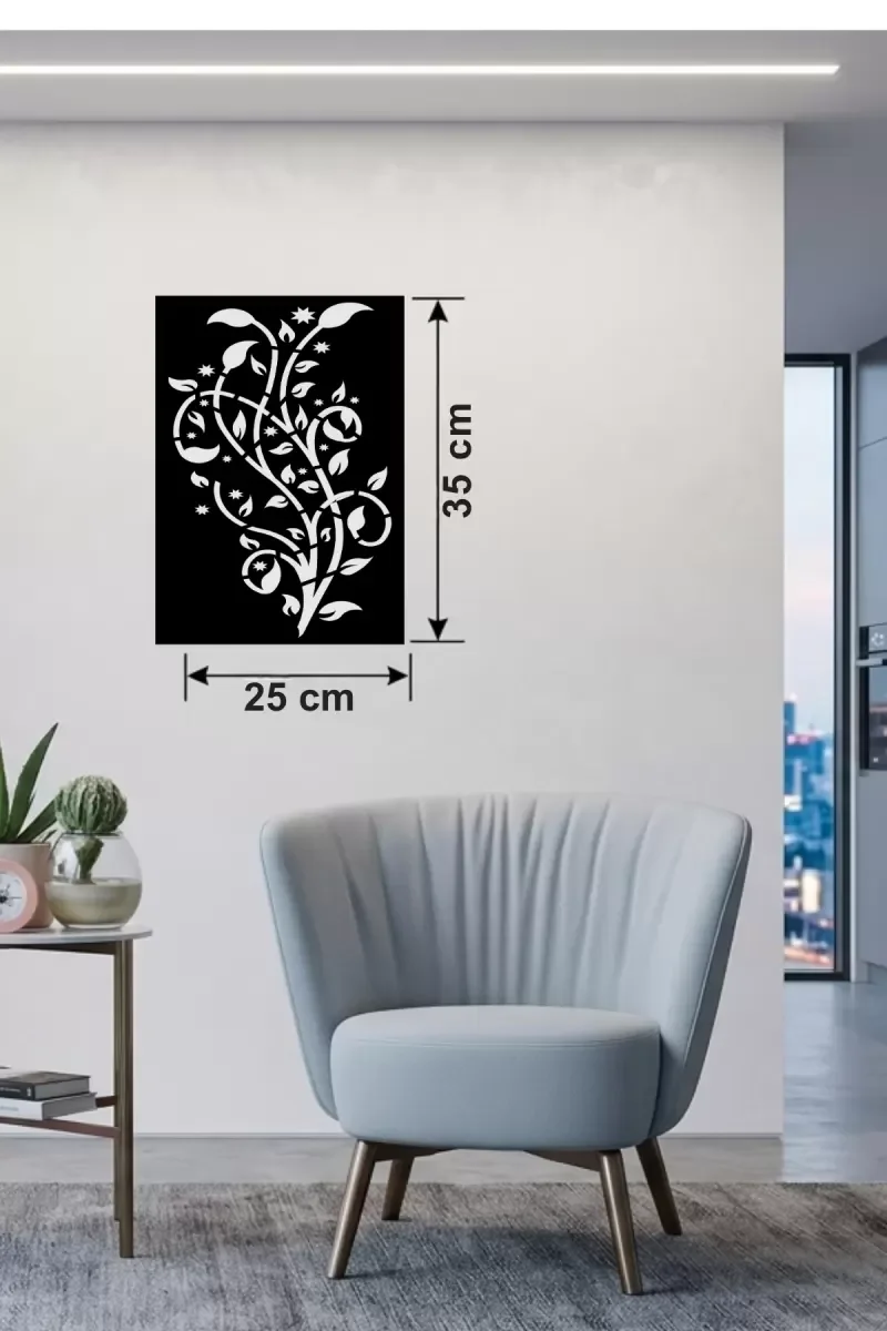 Mey İthalat® Sarmaşık Dalı Tasarım Ahşap Duvar Tablosu - 25x35 cm Mey İthalat® Sarmaşık Dalı Tasarım Ahşap Duvar Tablosu - 25x35 cm