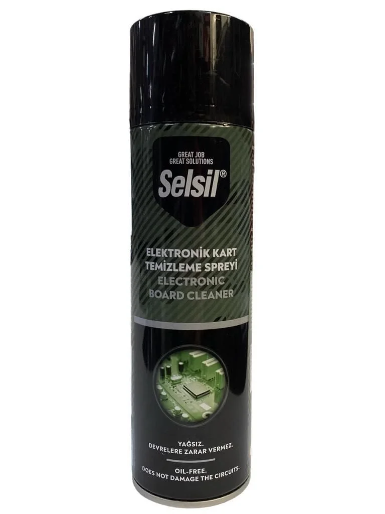 Mey İthalat® Selsil Elektronik Kart Temizleyici Sprey 500 ml Yağs Mey İthalat® Selsil Elektronik Kart Temizleyici Sprey 500 ml Yağs