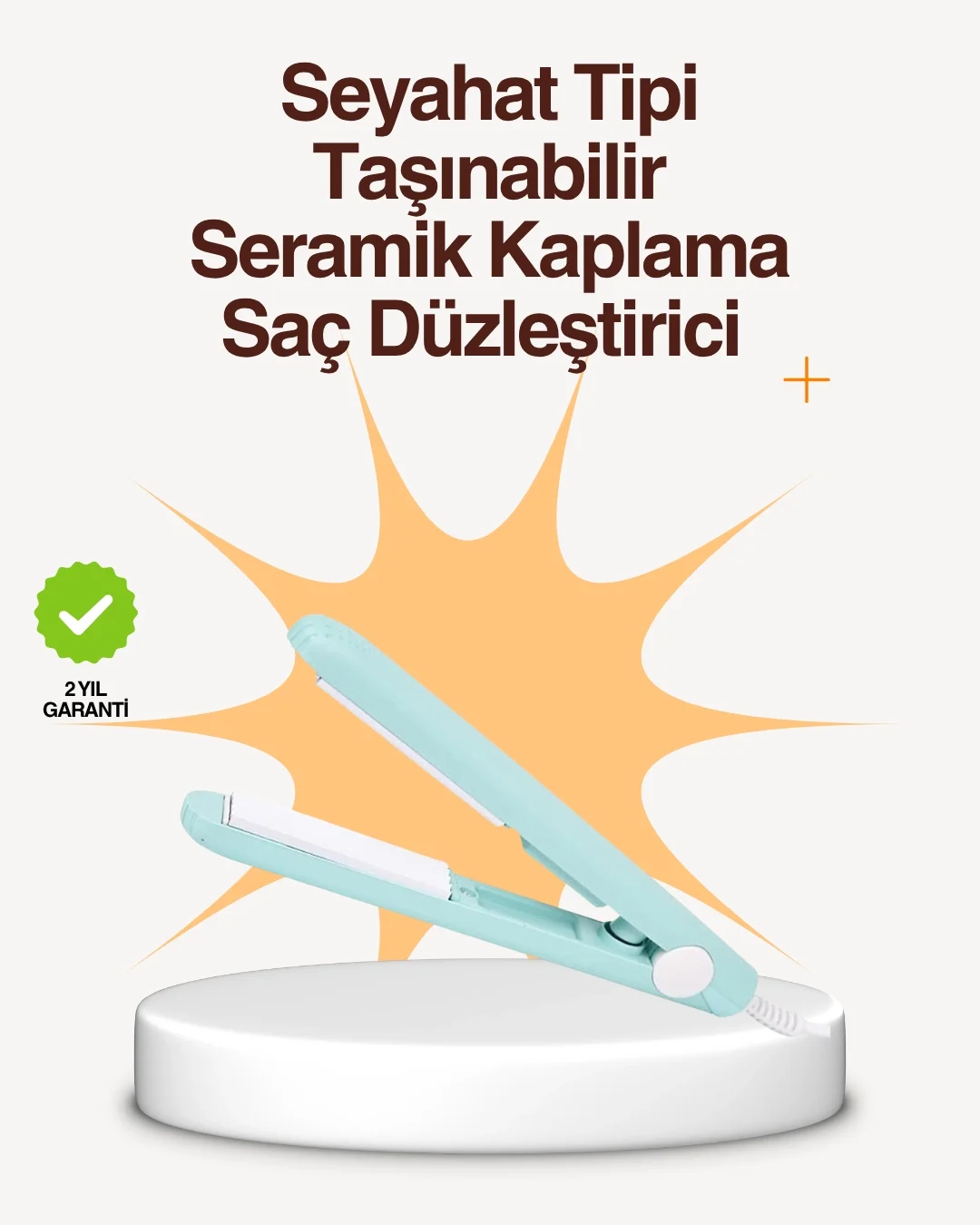 Mey İthalat® Seramik Kaplamalı, Saç Hasarını Azaltan Kısa Saçlara