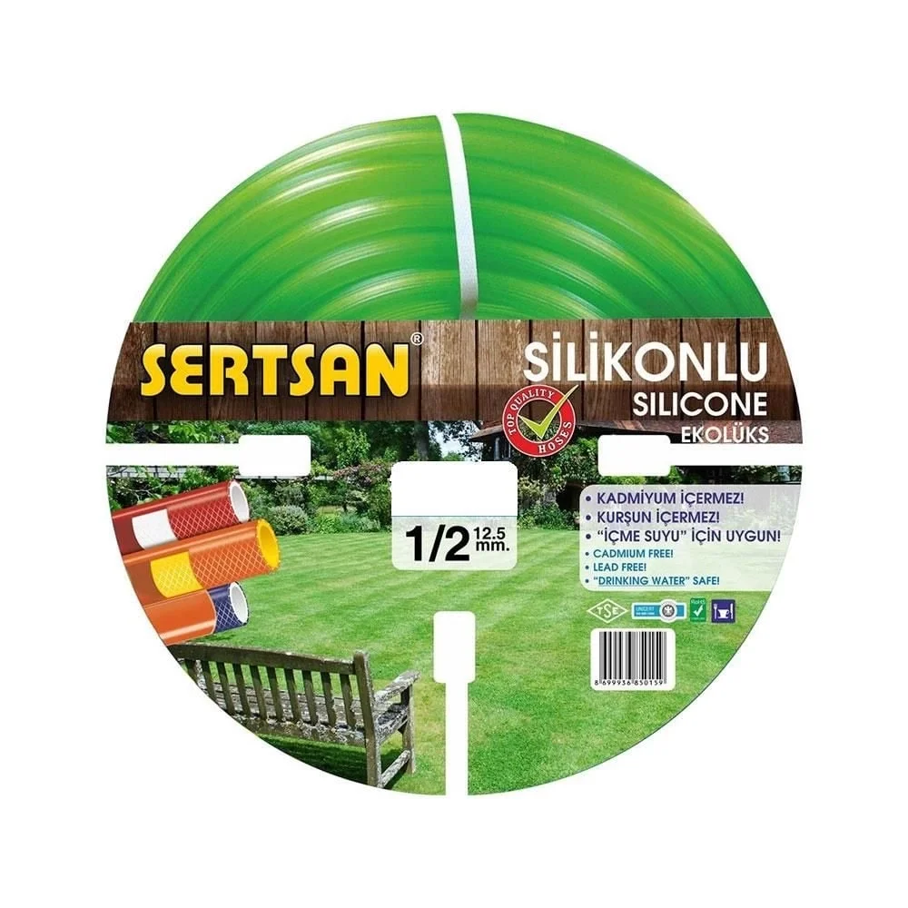 Mey İthalat® Sertsan 1/2 Ekolüks Silikonlu Hortum 15 Metre