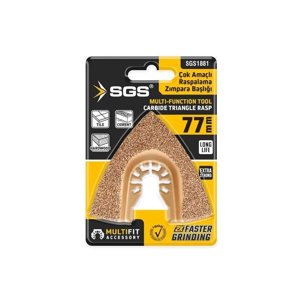 Mey İthalat® SGS 1881 Karbür Zımparalama Raspalama Bıçağı 77 mm