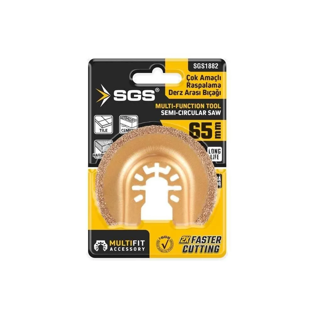 Mey İthalat® SGS 1882 Derz Arası Raspalama Bıçağı 65 mm Karbür