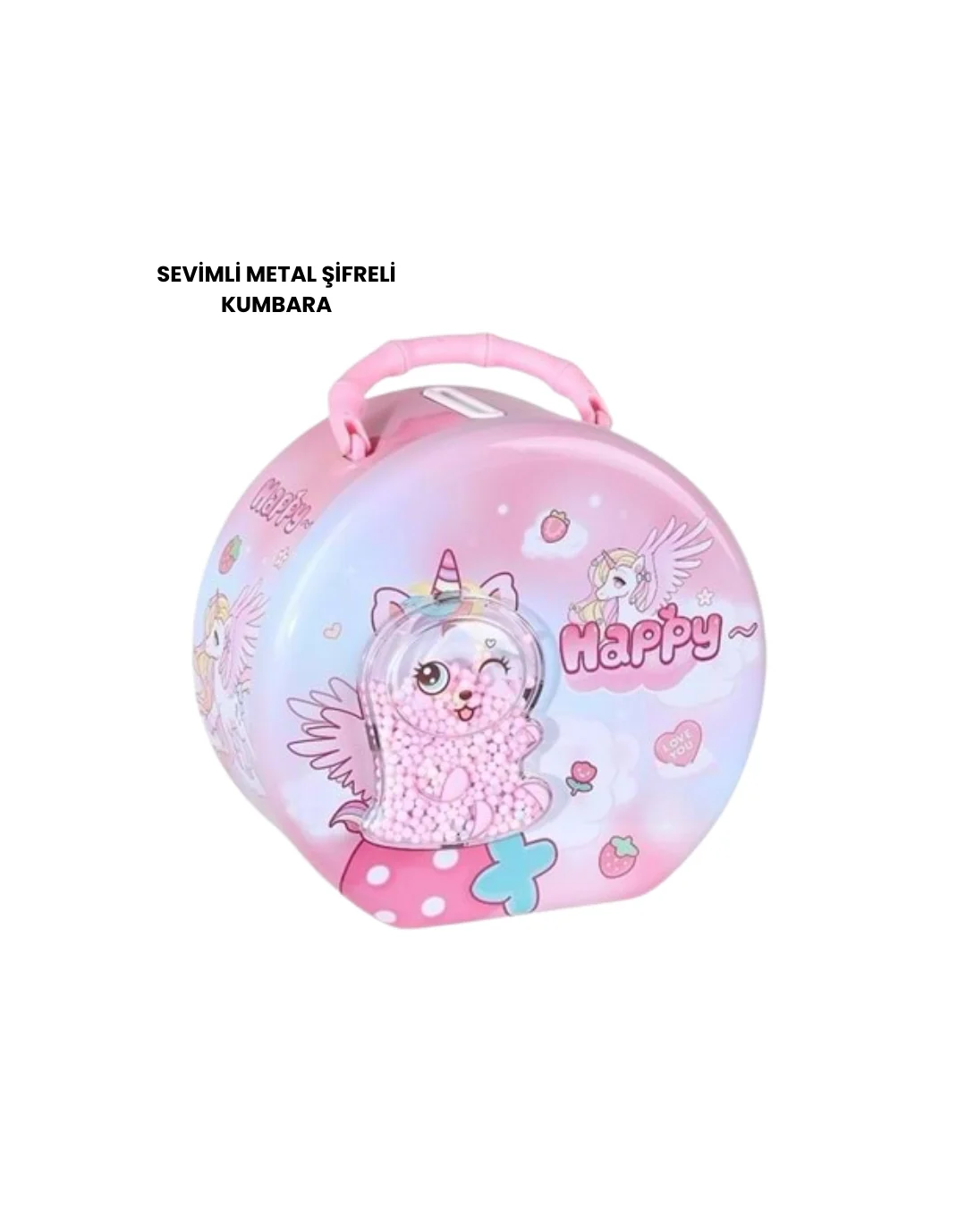 Mey İthalat® ŞİFRELİ KUMBARA PEMBE