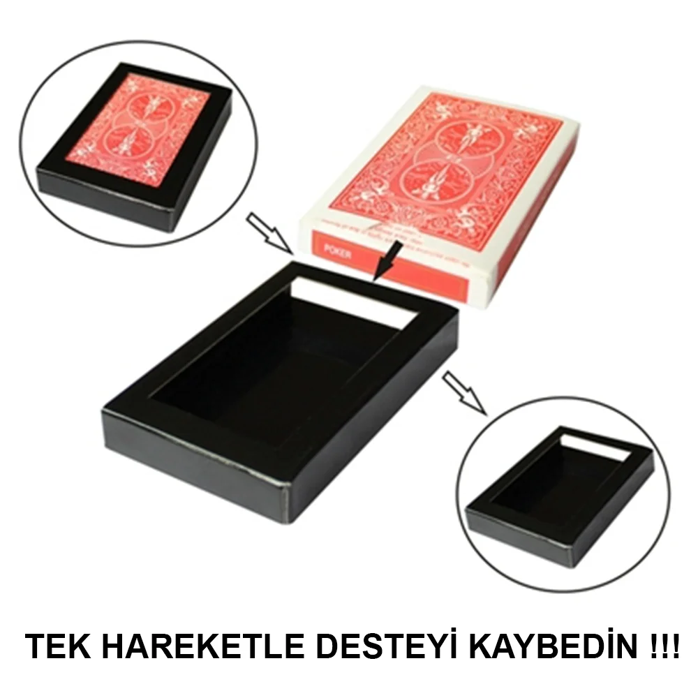 Mey İthalat® Sihirli Kaybolan Deste Oyun Kağıdı İlizyon Oyunu Kay