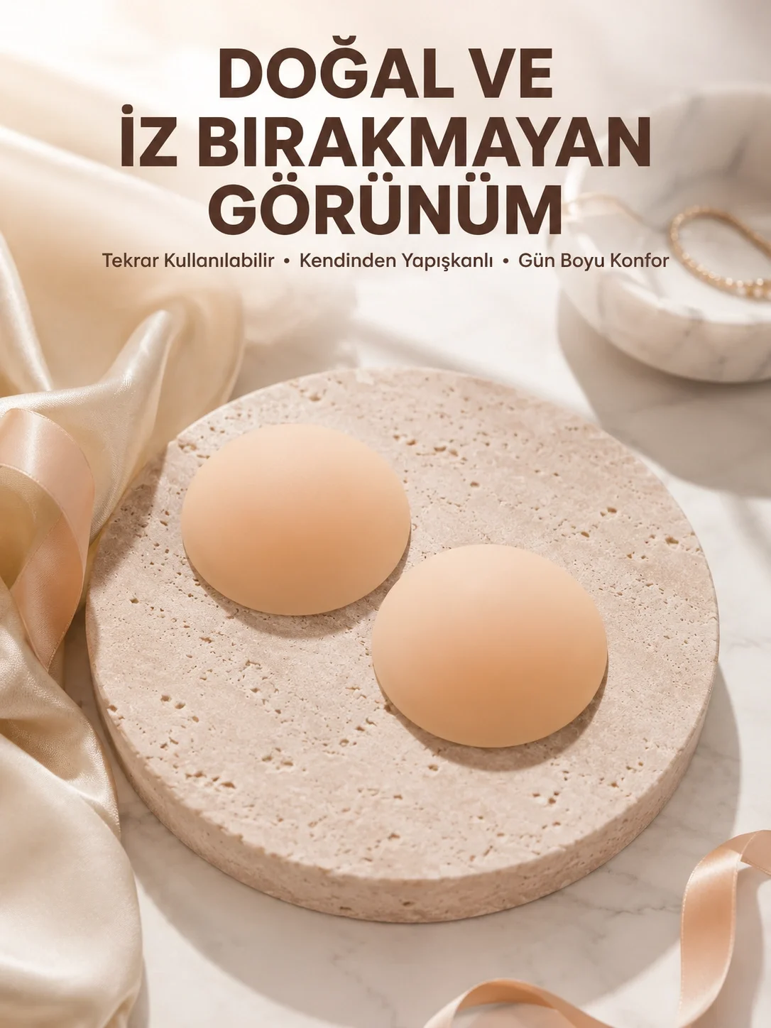 Mey İthalat® Silikon Göğüs Ucu Kapatıcı Kendinden Yapışkanlı Tekr