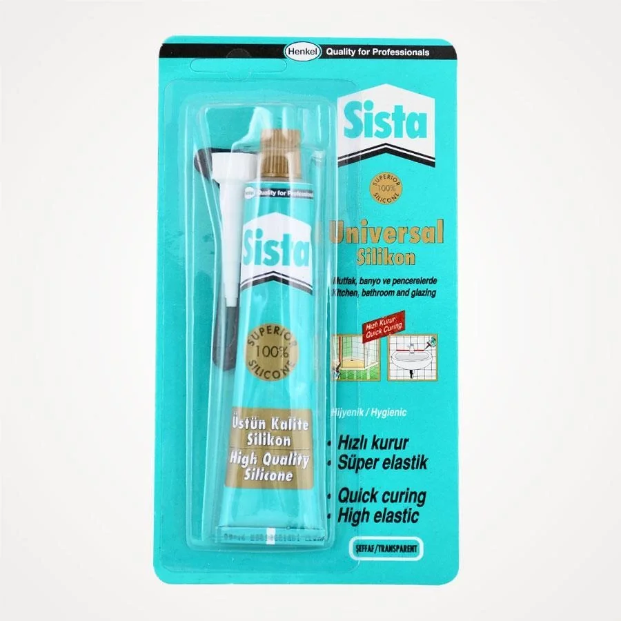 Mey İthalat® Sista Üniversal Silikon Tüp 50 Gr Şeffaf Mey İthalat® Sista Üniversal Silikon Tüp 50 Gr Şeffaf