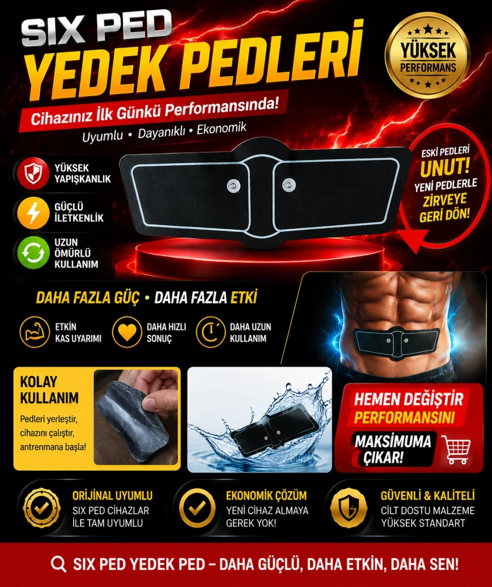 Mey İthalat® Six Ped yedek pedleri ile cihazınızı yenileyin, antr Mey İthalat® Six Ped yedek pedleri ile cihazınızı yenileyin, antr