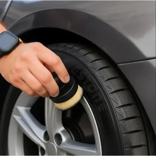Mey İthalat® Siyah Lastik Parlatma Fırçası