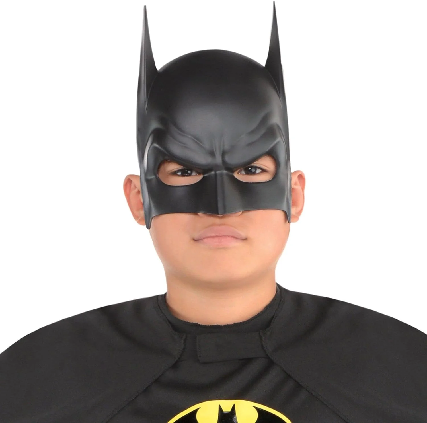 Mey İthalat® Siyah Renk Çocuk Boy Arkadan Lastikli Batman Maskesi