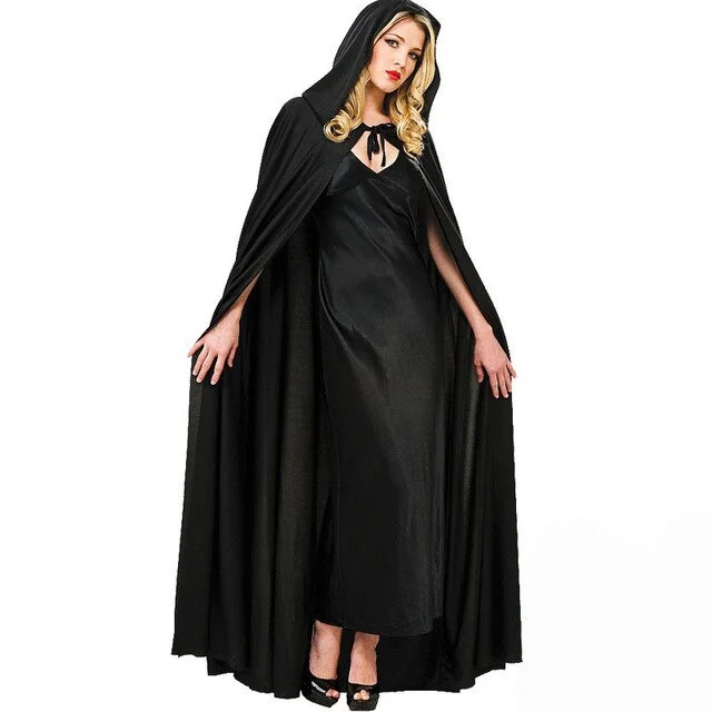 Mey İthalat® Sİyah Yakalı Pelerin - Vampir Pelerin - Dracula Pele