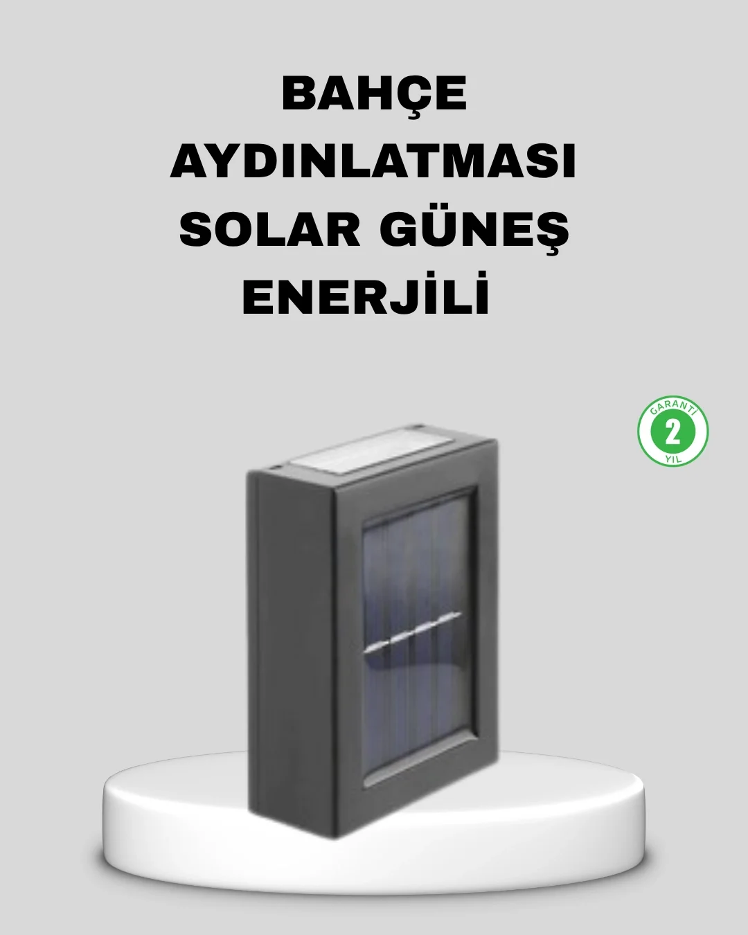Mey İthalat® Solar Dış Mekan Aplik Su Geçirmez Dayanıklı LED Aydı