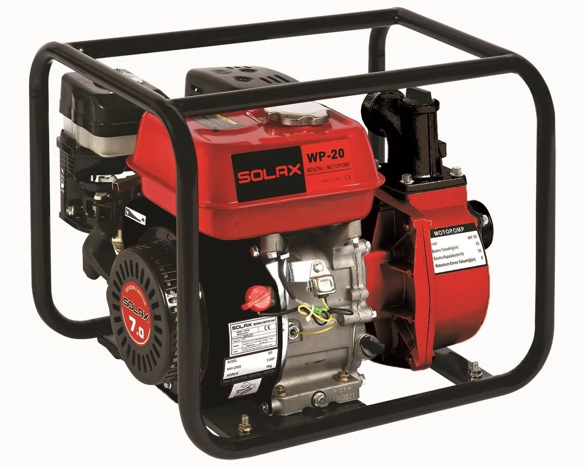 Mey İthalat® Solax WP-20  2 İnch Benzinli Su Motoru Dört Zamanlı