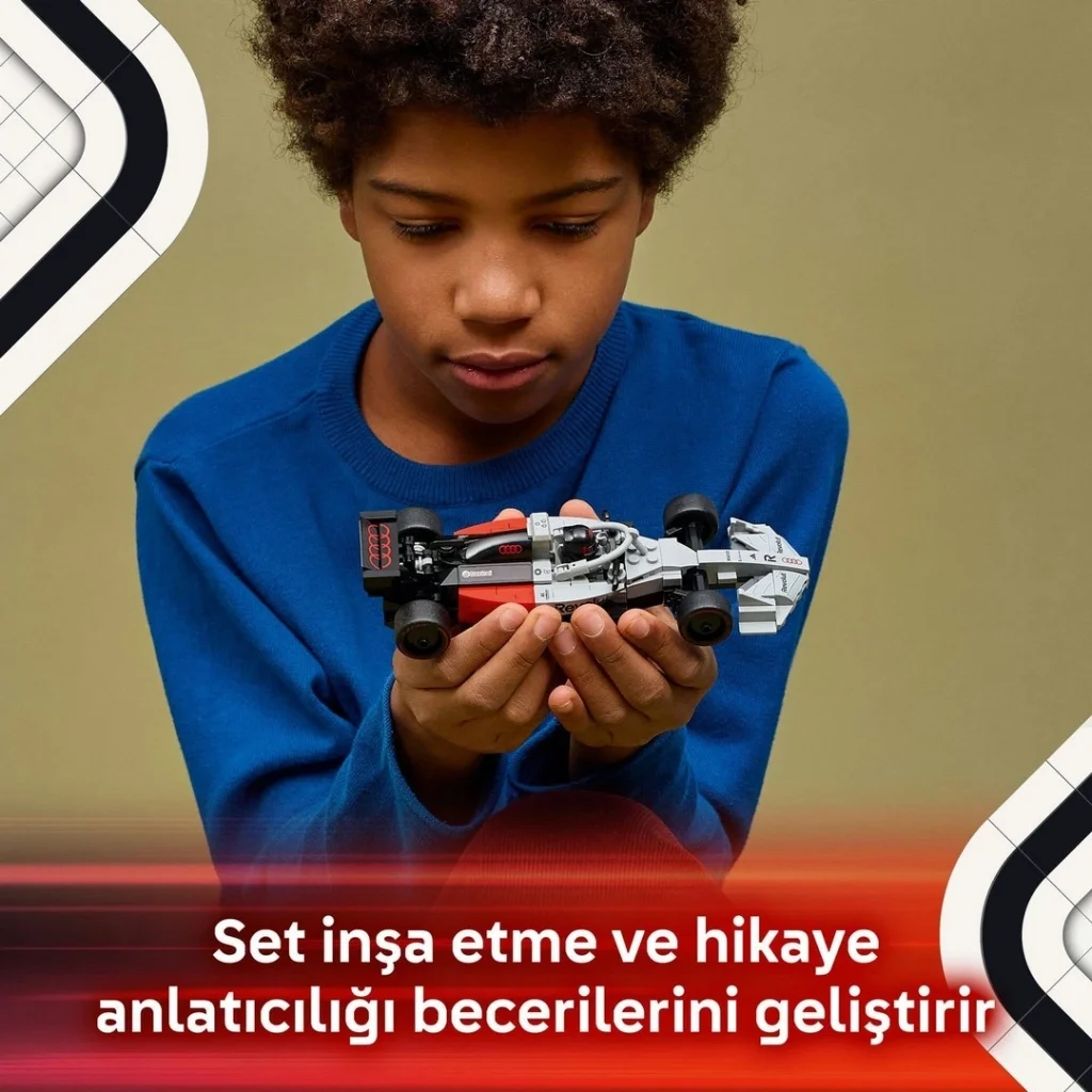 Mey İthalat® Speed Champions Audi Revolut F1 Team Yarış Arabası 7