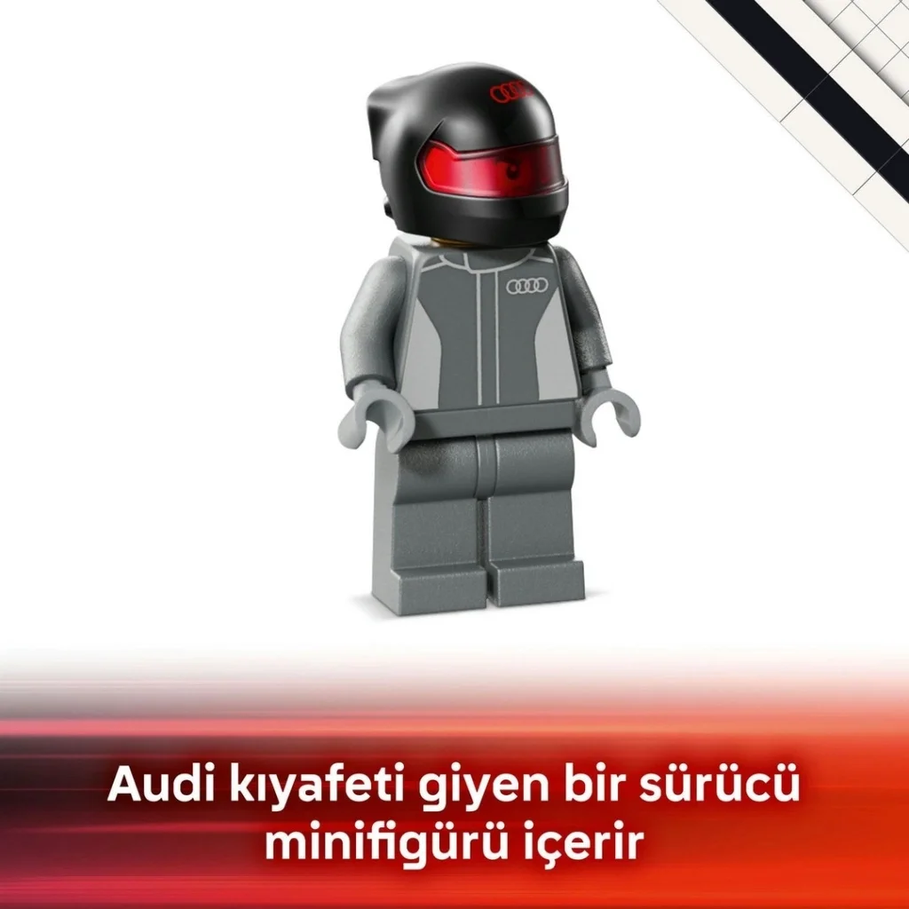 Mey İthalat® Speed Champions Audi Revolut F1 Team Yarış Arabası 7
