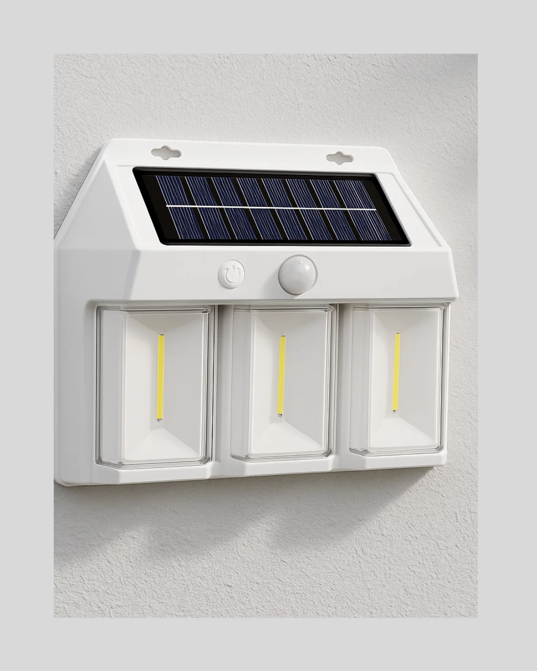 Mey İthalat® Suya Dayanıklı Solar Duvar Lambası – Akıllı Gece Sen