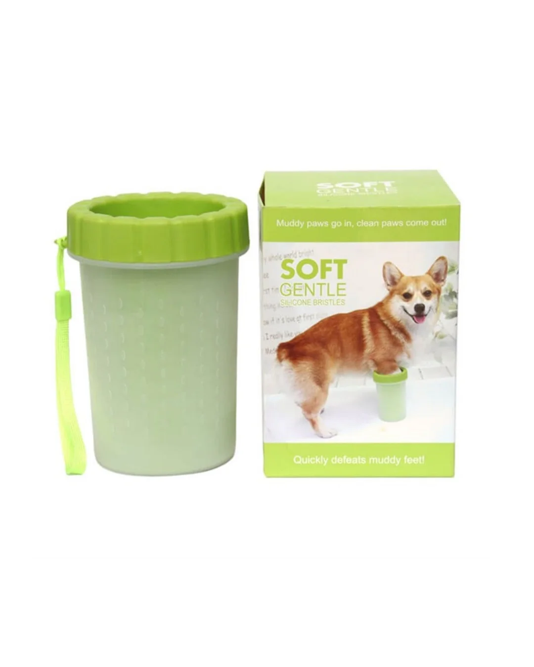 Mey İthalat® Taşınabilir Köpek Ayak Temizleme Aparatı Silikon Fır