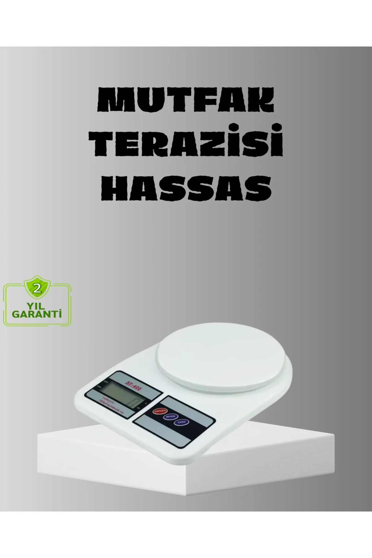 Mey İthalat® Taşınabilir Hassas Tartı – 5kg Kapasite, 1g Ölçüm, G