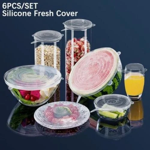 Mey İthalat® Taze Tutan Silikon Kapak Seti