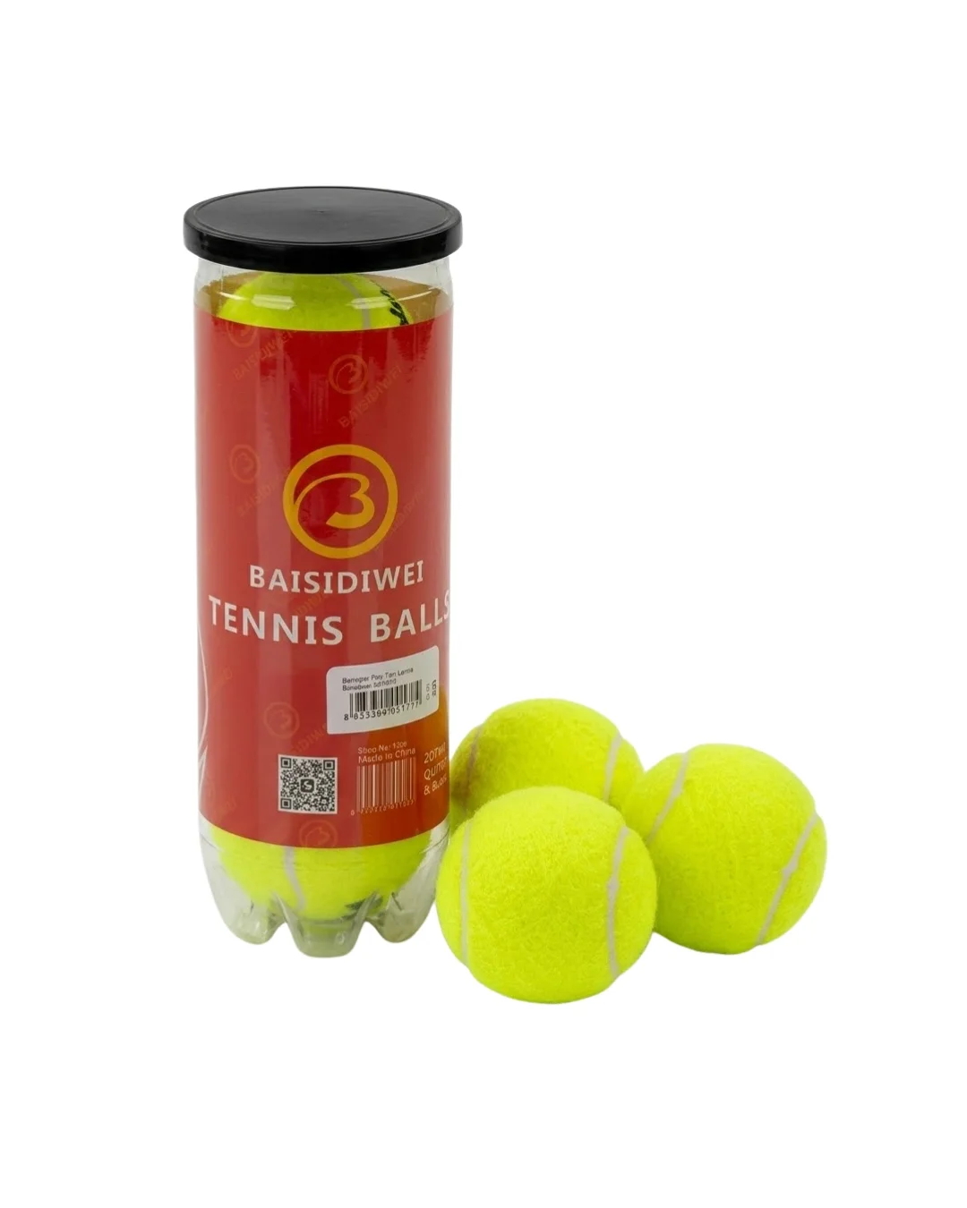 Mey İthalat® Tenis Topu 3’lü Set Dayanıklı Antrenman ve Maç Topla