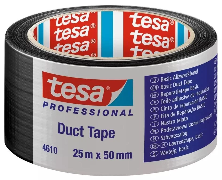 Mey İthalat® Tesa 4610 Duck Bantı Siyah 50 mm 25 Metre Mey İthalat® Tesa 4610 Duck Bantı Siyah 50 mm 25 Metre