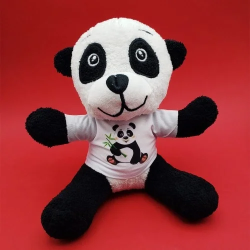 Mey İthalat® Tişörtlü Panda Oyuncak