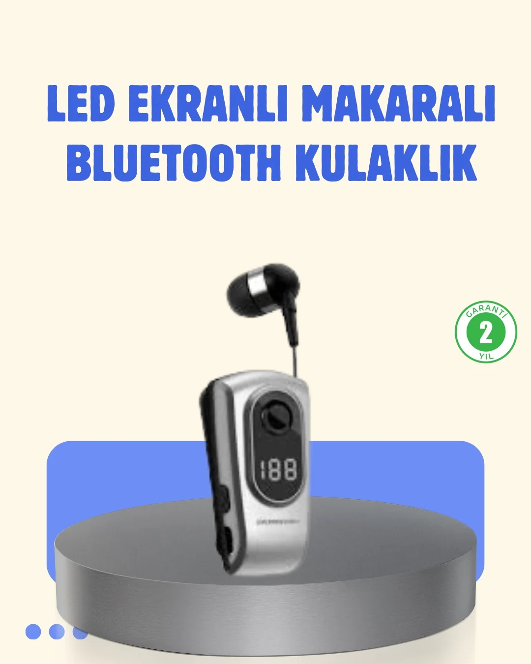 Mey İthalat® Titreşimli Bluetooth Kulaklık – Uzun Pil Ömrü, Dijit