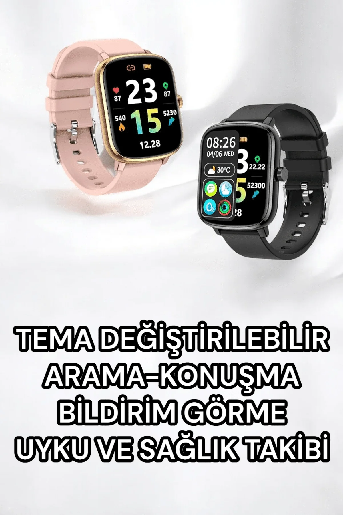 Mey İthalat® Titreşimli, Sağlık Takipli, Yeni Nesil Akıllı Saat  