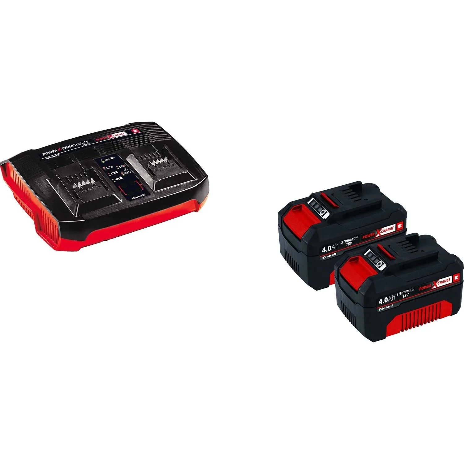 Mey İthalat® Twincharger 2X4,0 Ah Akü ve Şarj Aleti Mey İthalat® Twincharger 2X4,0 Ah Akü ve Şarj Aleti