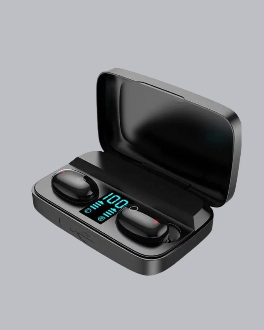 Mey İthalat® TWS Bluetooth Kulaklık 1800mAh Şarj Kutulu Dijital E