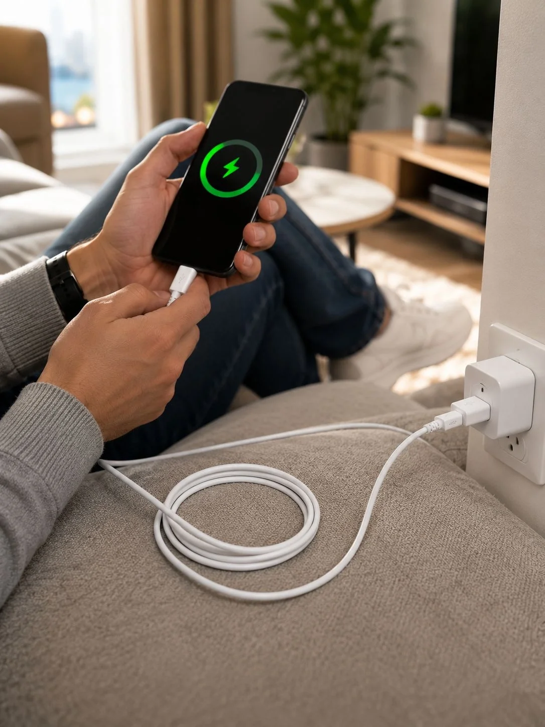 Mey İthalat® USB HIZLI ŞARJ ALETİ 2M