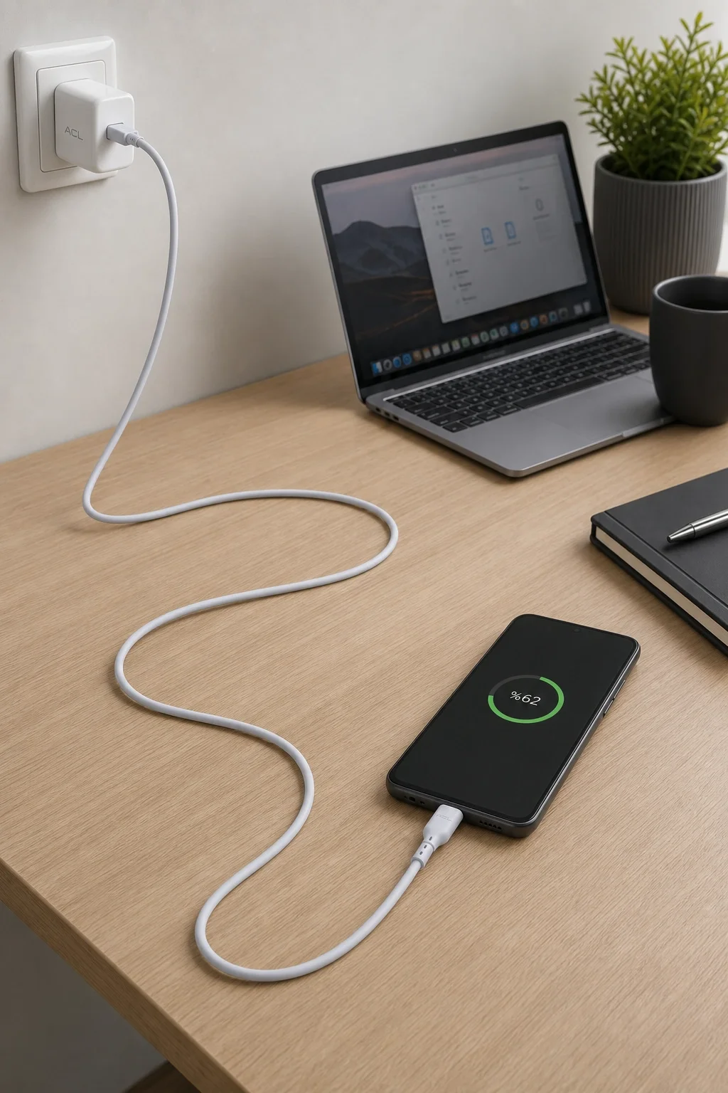 Mey İthalat® USB HIZLI ŞARJ ALETİ 2M