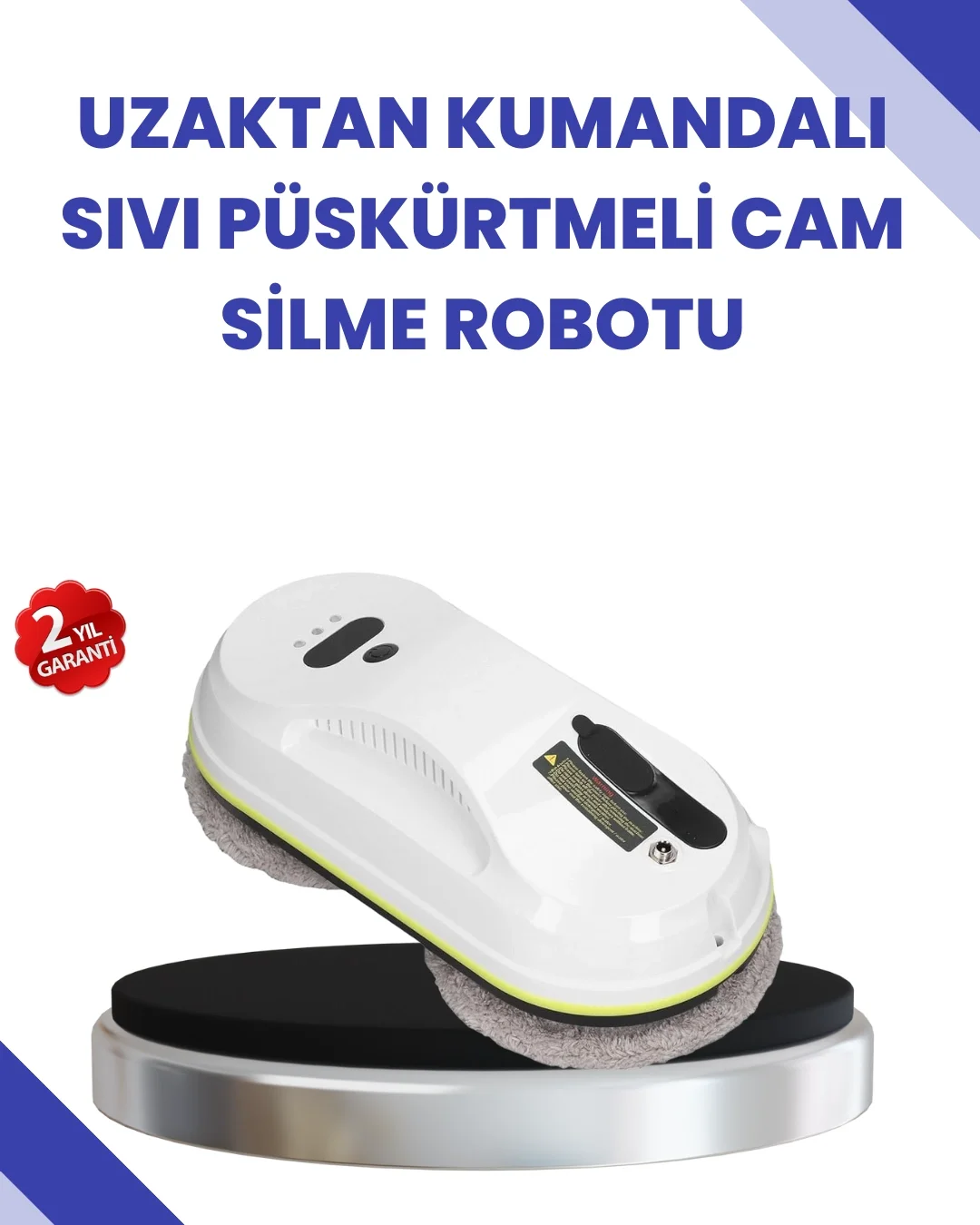 Mey İthalat® Uzaktan Kumandalı Akıllı Cam ve Pencere Temizleme Ro