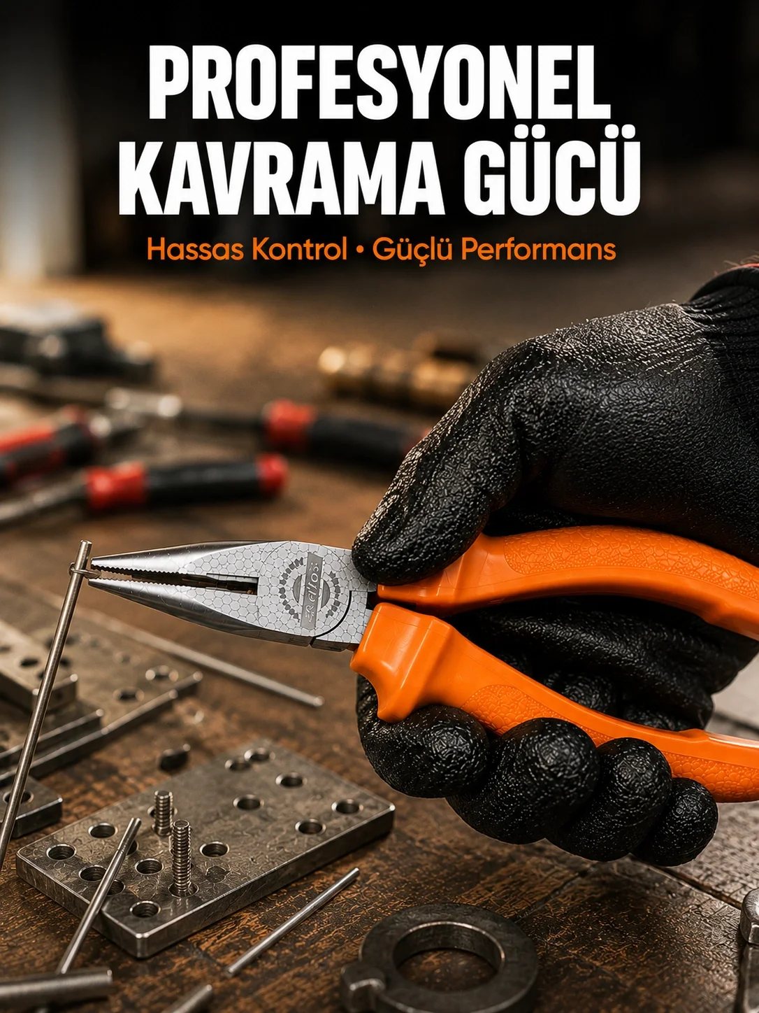 Mey İthalat® Uzun İnce Çeneli Profesyonel Kargaburun Dayanıklı Çe