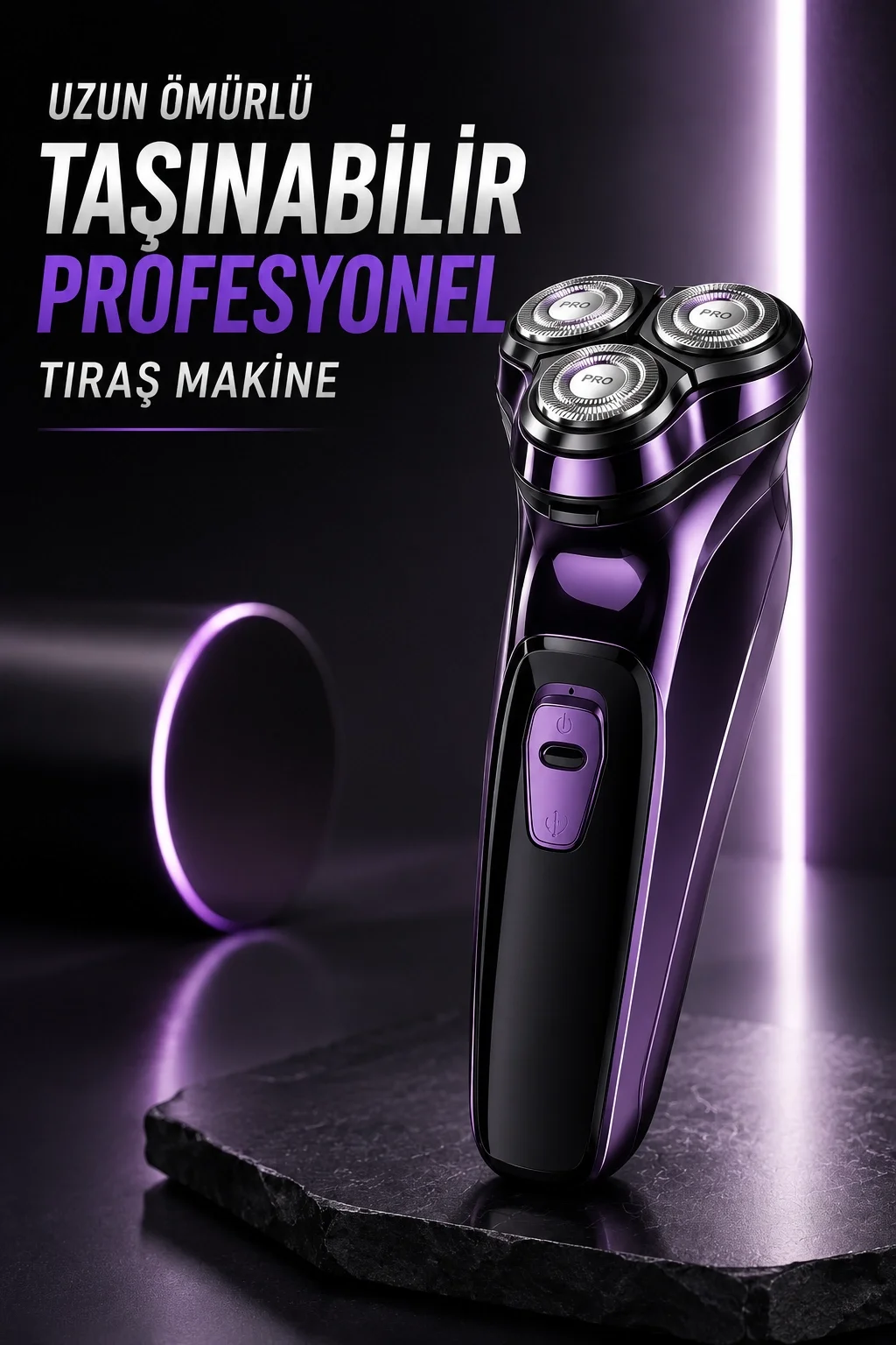 Mey İthalat® Uzun Ömürlü Taşınabilir Profesyonel Tıraş Makine