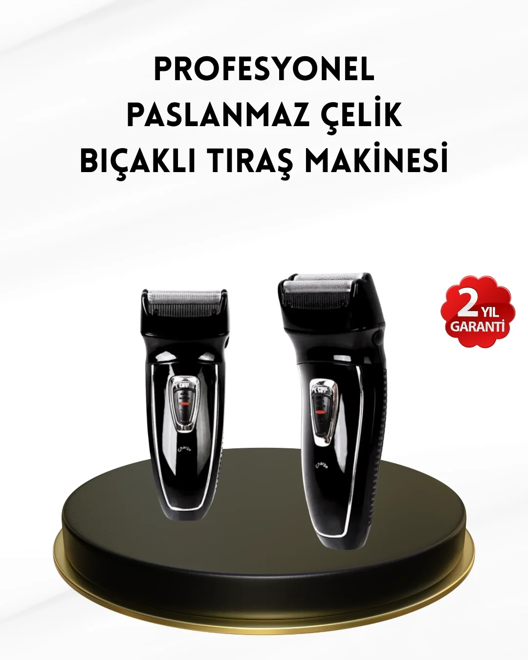 Mey İthalat® Uzun Pil Ömürlü Şarjlı Tıraş Makinesi – Hızlı Şarj, 