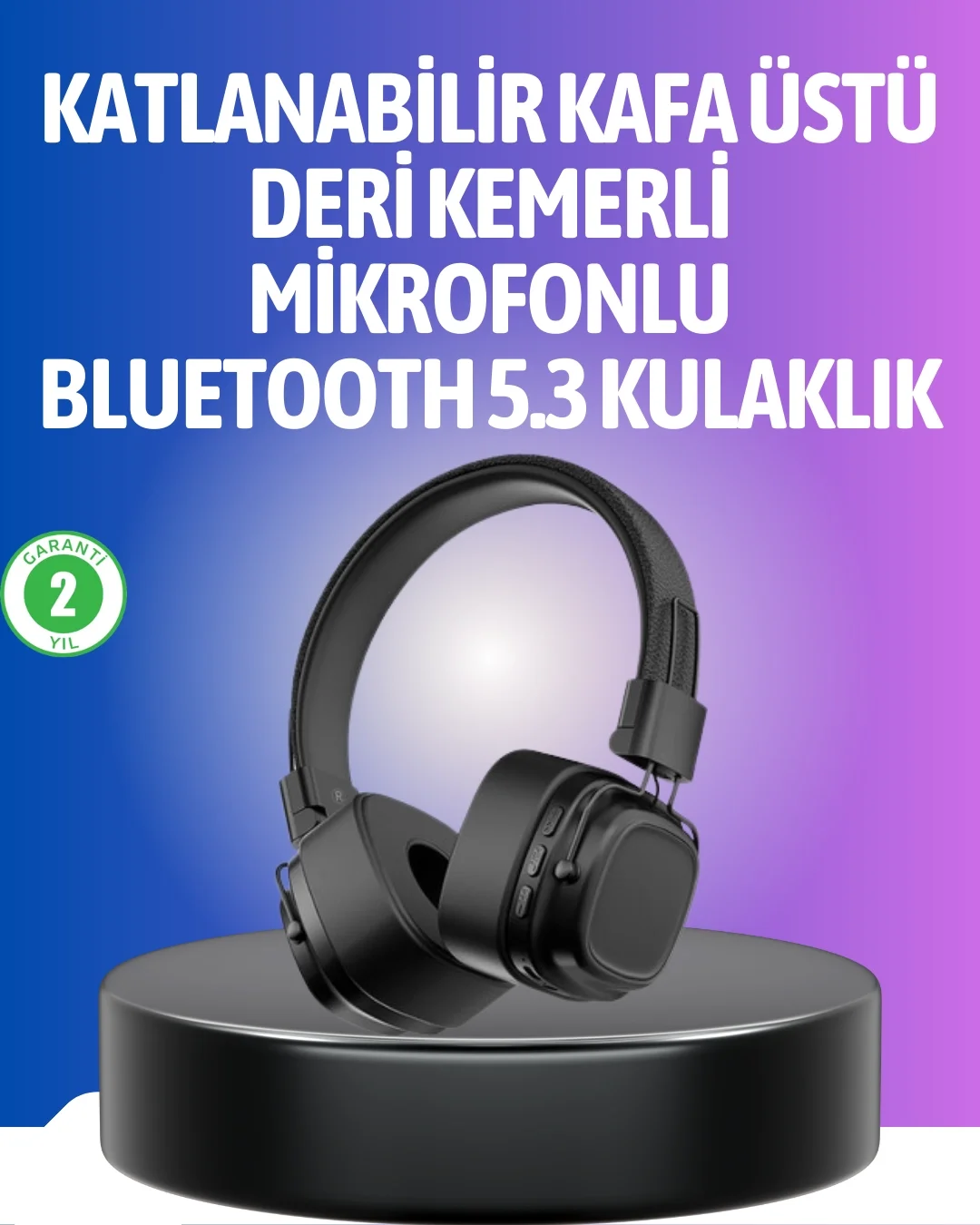 Mey İthalat® Uzun Süreli Rahat Kullanım İçin Kablosuz Bluetooth K