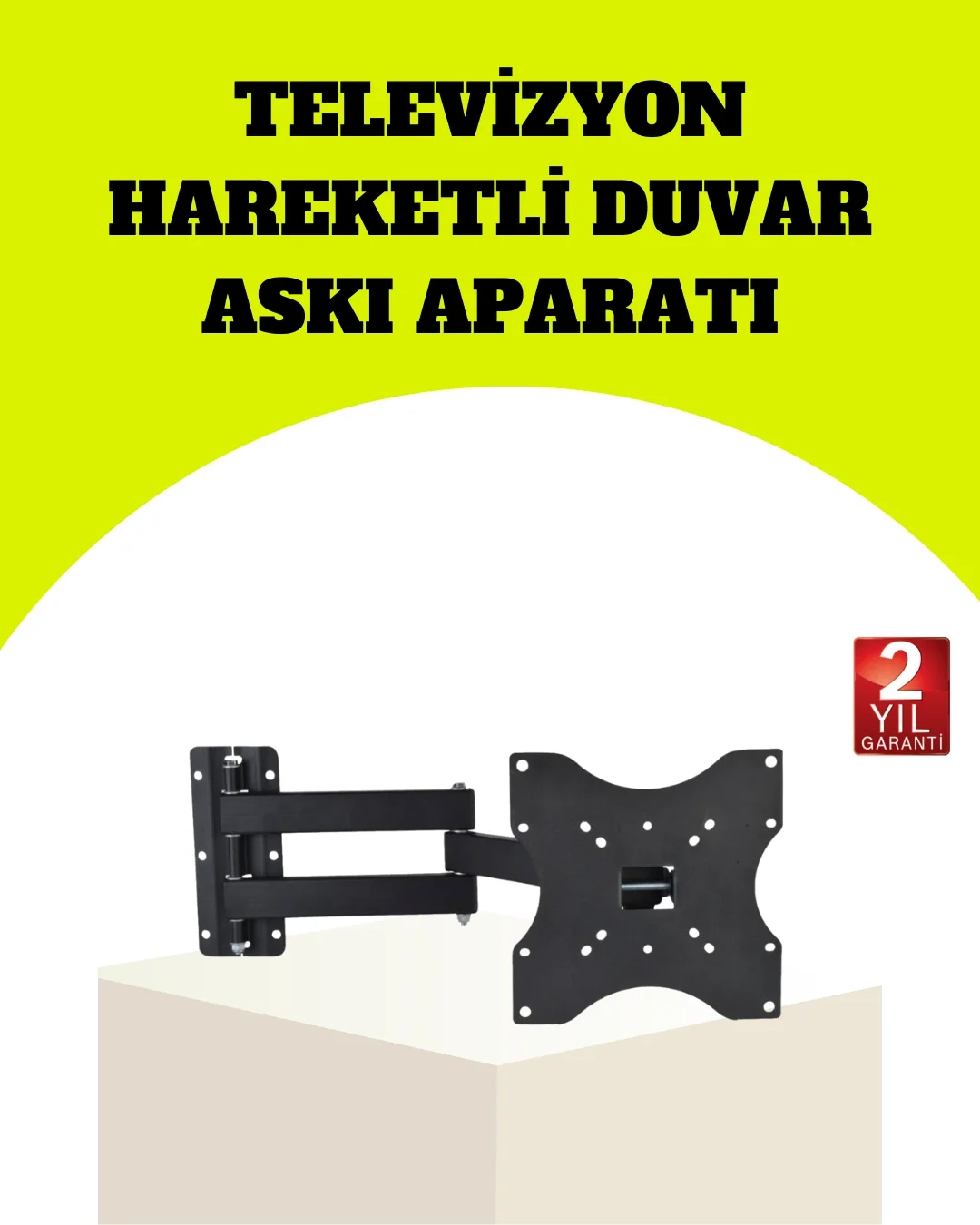 Mey İthalat® VESA Uyumlu Hareketli TV Askı Aparatı Kolay Montaj