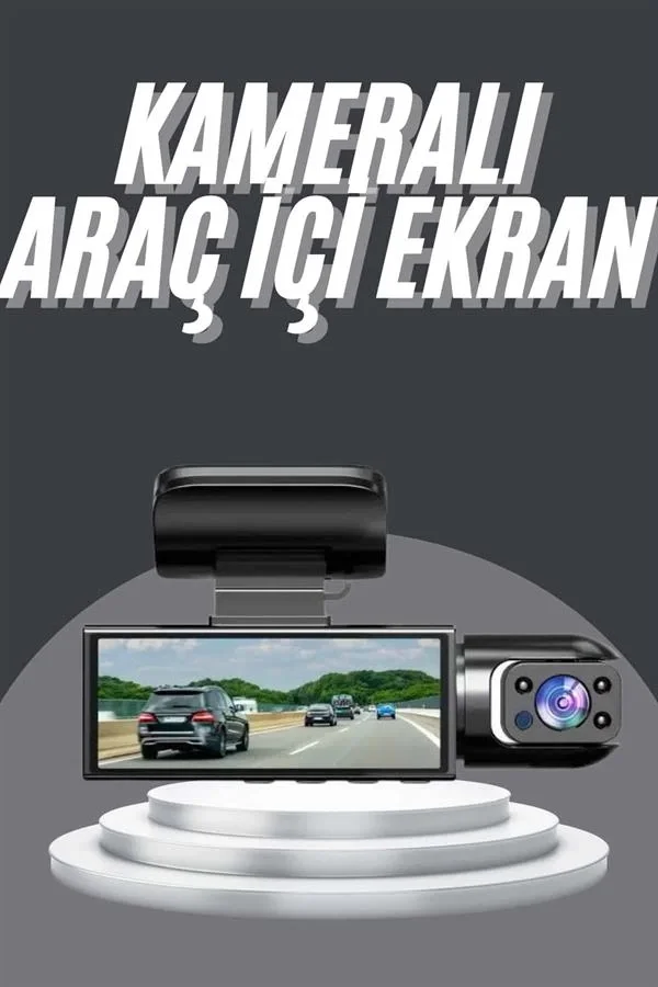 Mey İthalat® Video ve Fotoğraf Kaydedici Sürüş Kamerası Ön ve Ark
