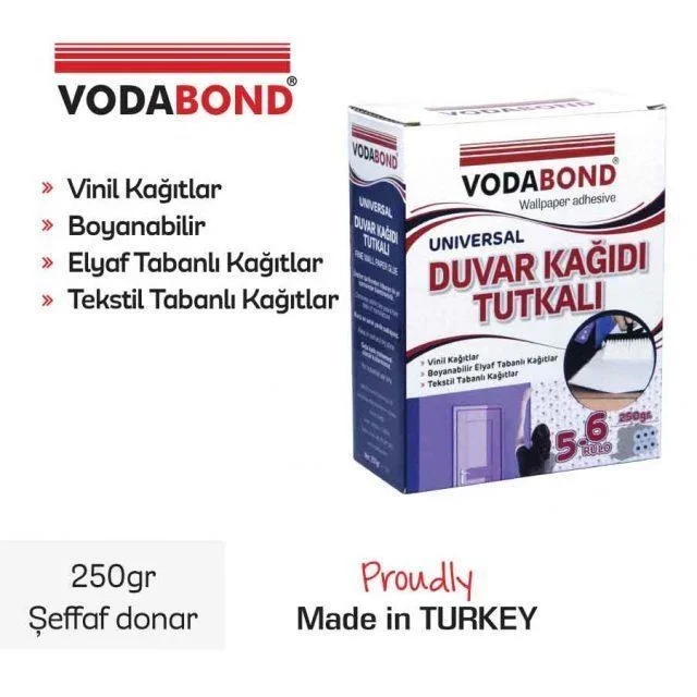 Mey İthalat® Vodabond 250 Gr Duvar Kağıdı Yapıştırıcısı Mey İthalat® Vodabond 250 Gr Duvar Kağıdı Yapıştırıcısı