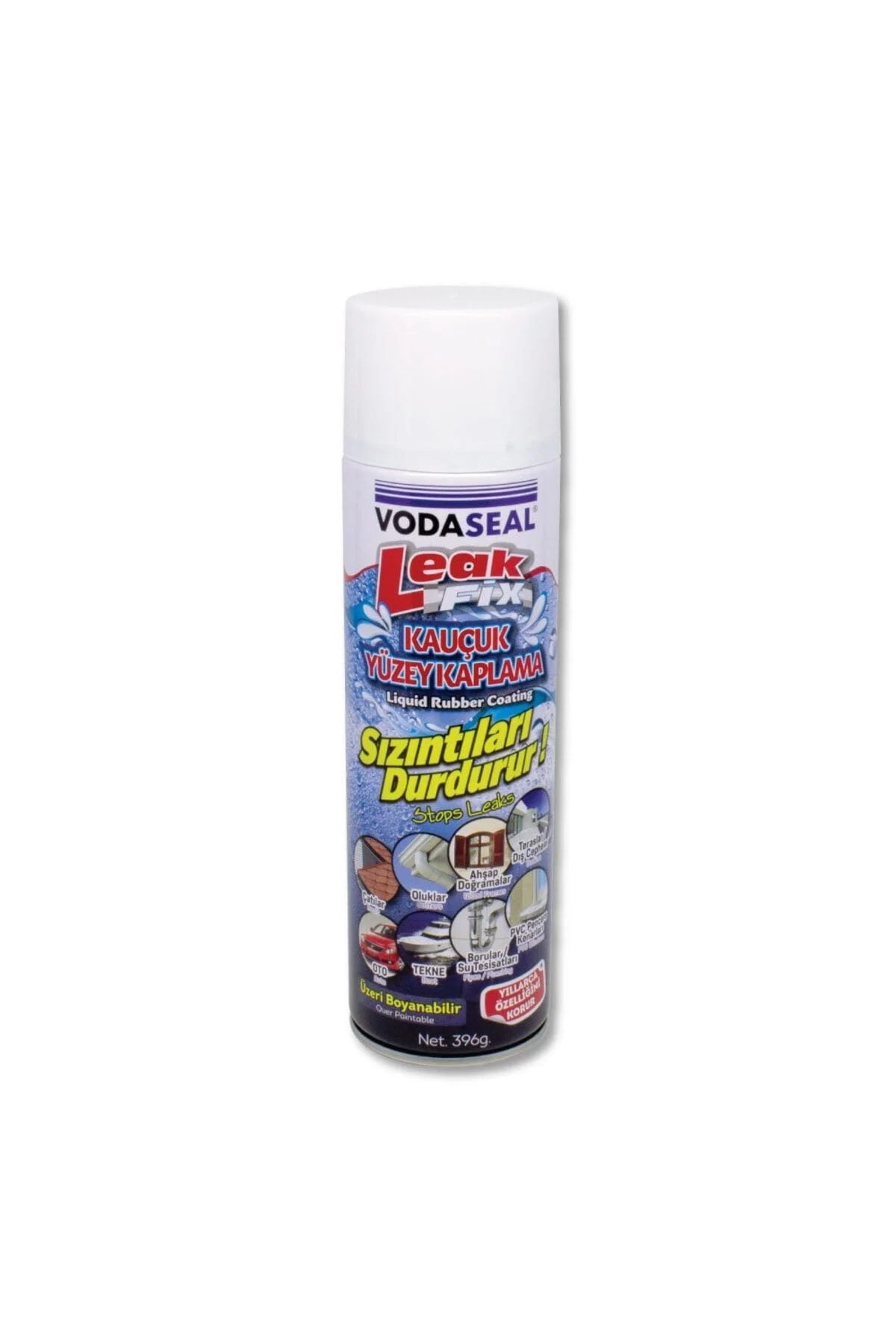 Mey İthalat® Vodaseal Leak Fix Kauçuk İzolasyon Spreyi 396 gr Bey