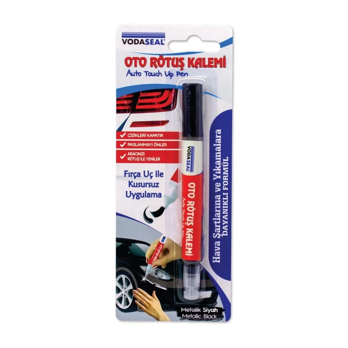 Mey İthalat® Vodaseal Oto Rötuş Kalemi Metalik Siyah 5 ml Mey İthalat® Vodaseal Oto Rötuş Kalemi Metalik Siyah 5 ml